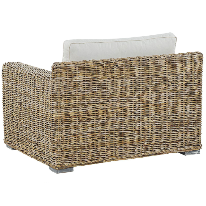 Set de 2 fotolii de grădină ARDEA Ratan Maro deschis [6]