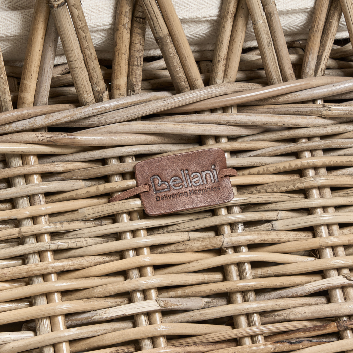 MAROS II Natural Rattan Garden Chair Set of 2 Pink [10]