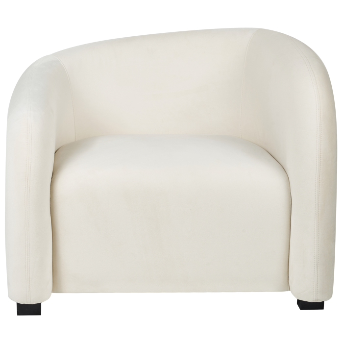 Set of 2 armchairs VELTADA Velvet Off-white [5]