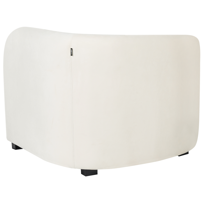 Set of 2 armchairs VELTADA Velvet Off-white [7]