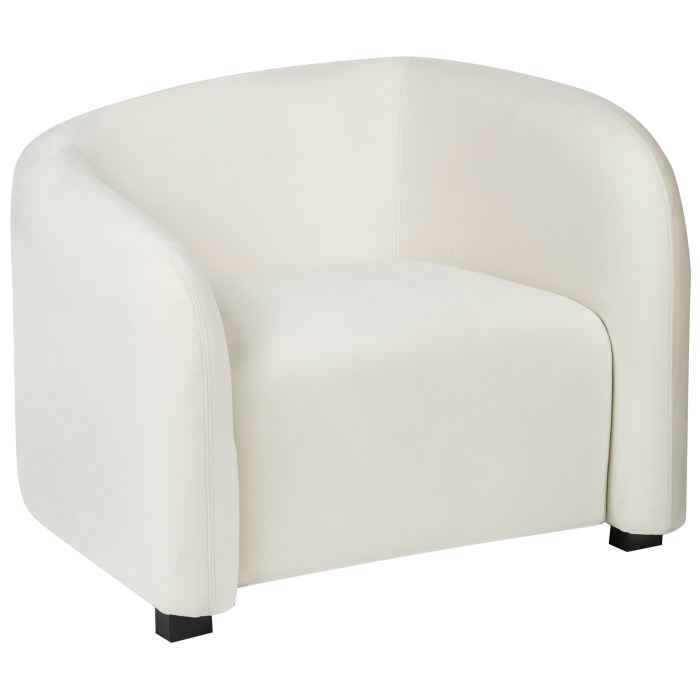 Set of 2 armchairs VELTADA Velvet Off-white [4]
