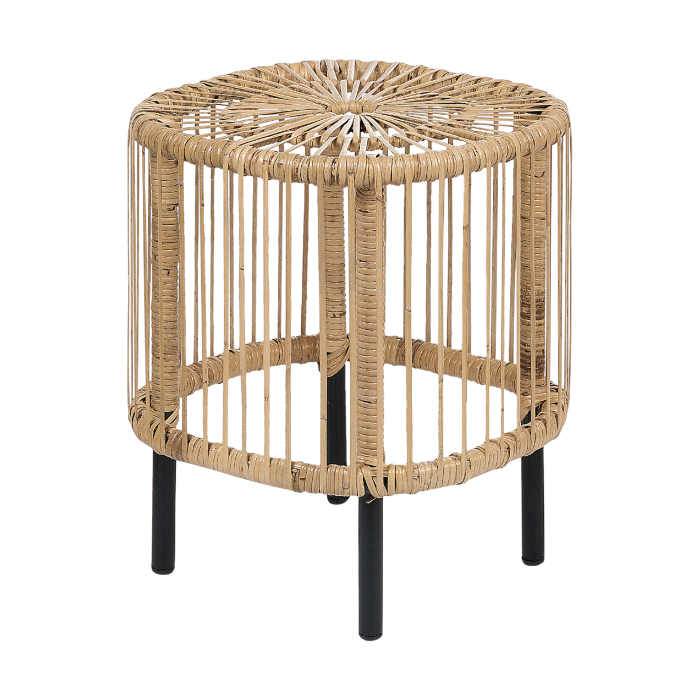 Set of 2 coffee tables CESENATICO Natural rattan [6]