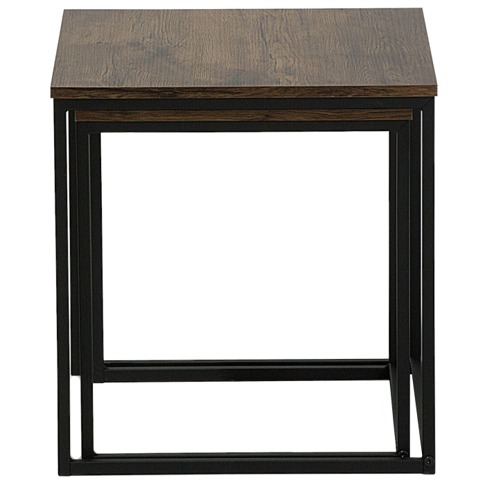 Set de 2 mese laterale DENNY Maro închis [5]