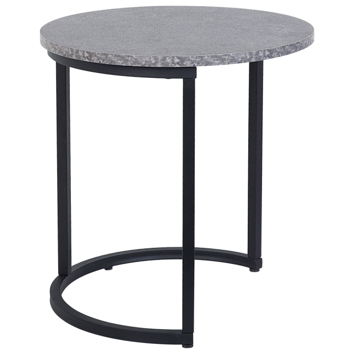 Set de 2 mese laterale DIXIE Efect de beton [4]