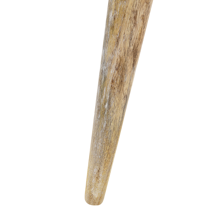 Set de 2 mese laterale HURSI Lemn de mango Maro/Alb [6]