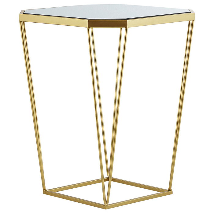 Set de 2 mese laterale SIERRA Sticlă Auriu [5]