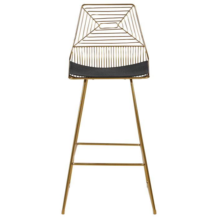 Set of 2 bar stools BISBEE Metal Gold [5]