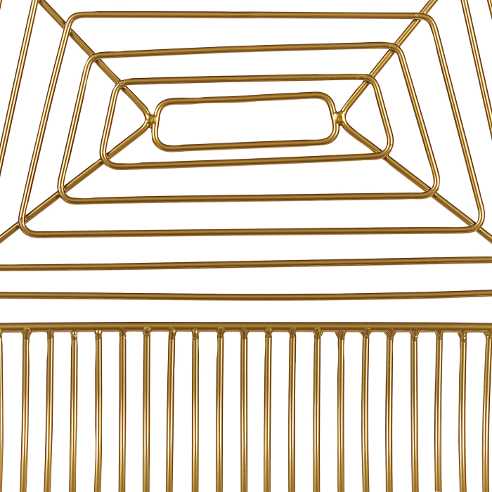 Set of 2 bar stools BISBEE Metal Gold [9]