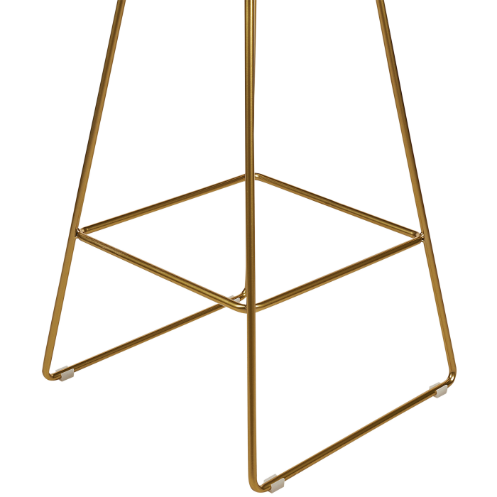 Set of 2 bar stools BISBEE Metal Gold [8]