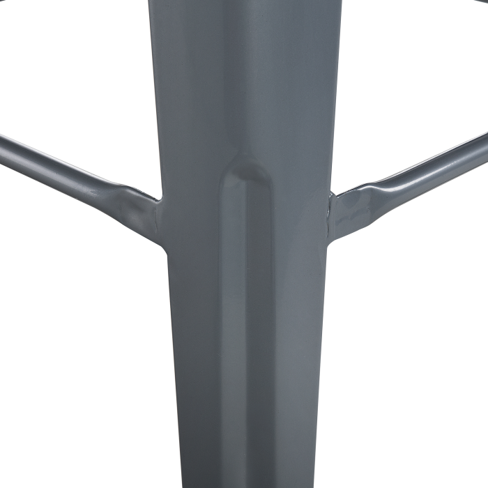 Set of 2 Bar Chairs CABRILLO Metal Grey [7]