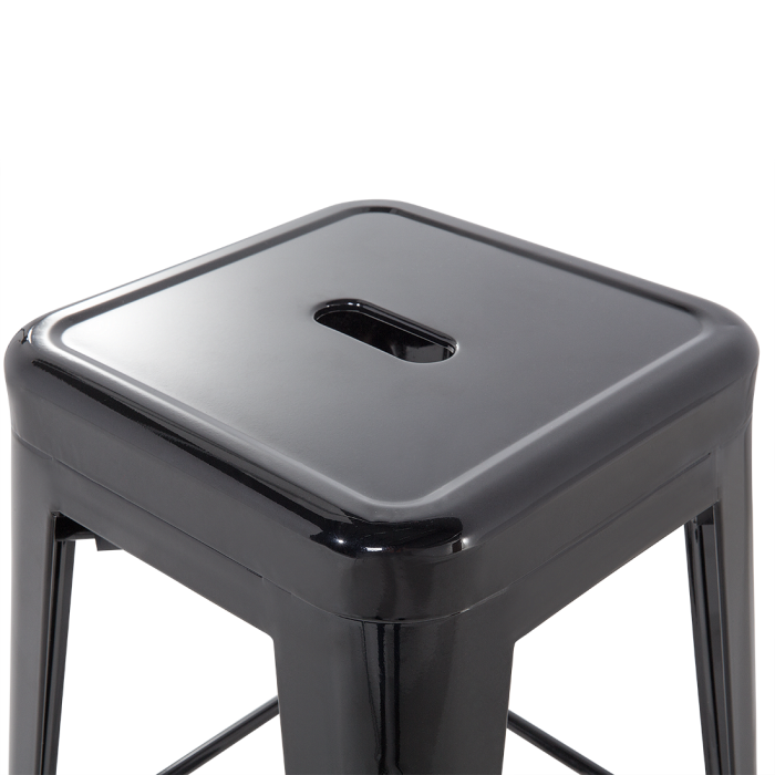 Set de 2 scaune de bar CABRILLO Metal Negru [6]