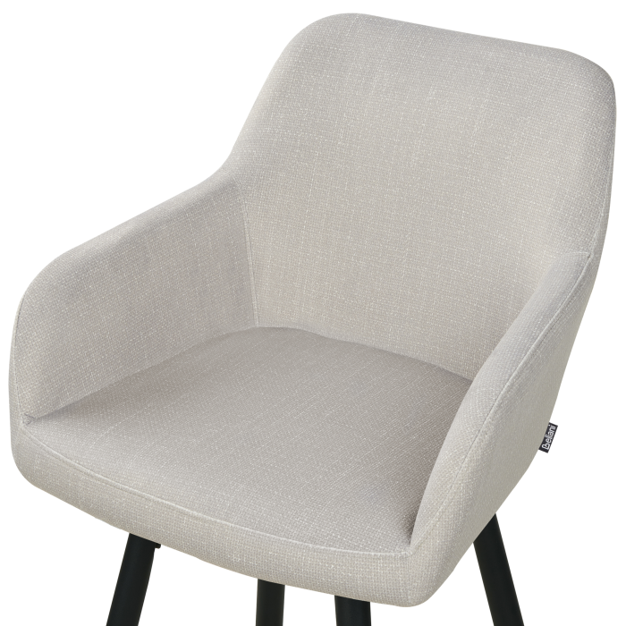 Set de 2 scaune de bar CASMALIA Catifea Taupe [7]