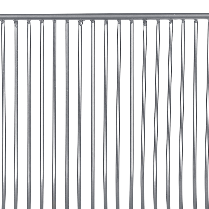 Set of 2 bar chairs FREDONIA Metal Silver [9]