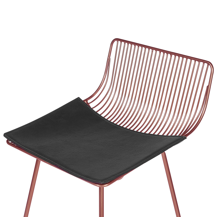 Set de 2 scaune de bar FREDONIA Metal Roz auriu [7]