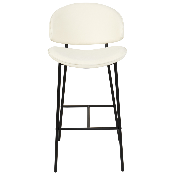 Set de 2 scaune de bar KIANA Bej deschis [5]