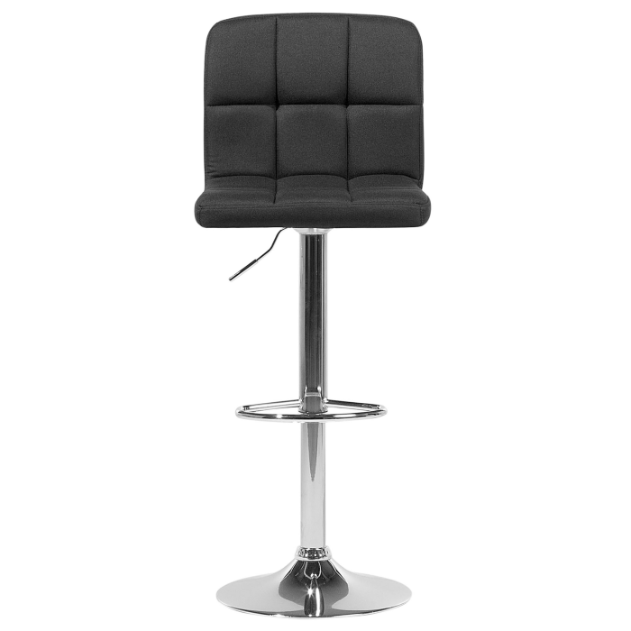 Set of 2 bar stools MARION Swivel Black [5]