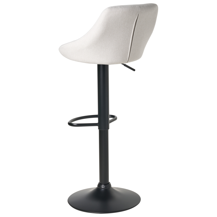 Set de 2 scaune de bar MEDULIN  Pivotant Gri deschis [7]