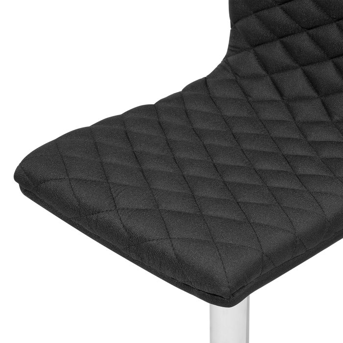 Set de 2 scaune de bar ORLANDO Pivotant Negru [11]