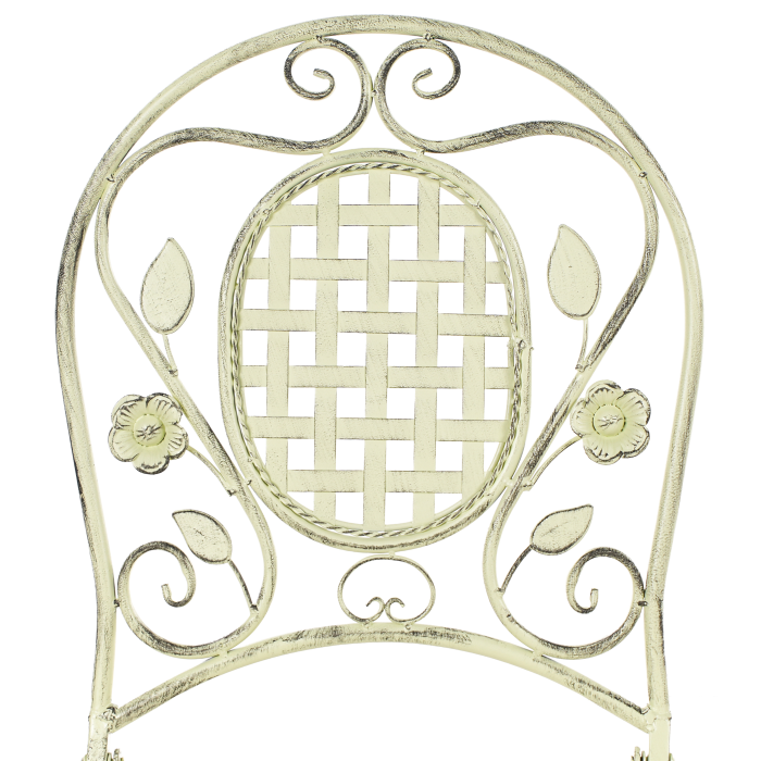 Set of 2 outdoor bar stools BIVIO Foldable Metal Light green [9]