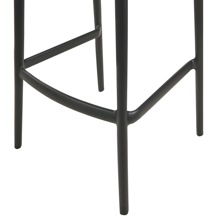Set of 2 outdoor bar stools GUBBIO Black [9]