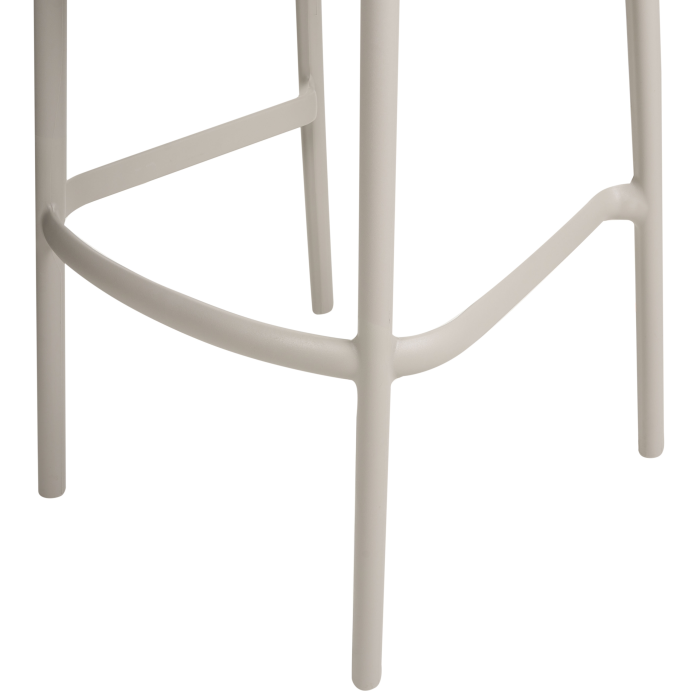 Set de 2 scaune de bar pentru exterior PORANO Bej [9]