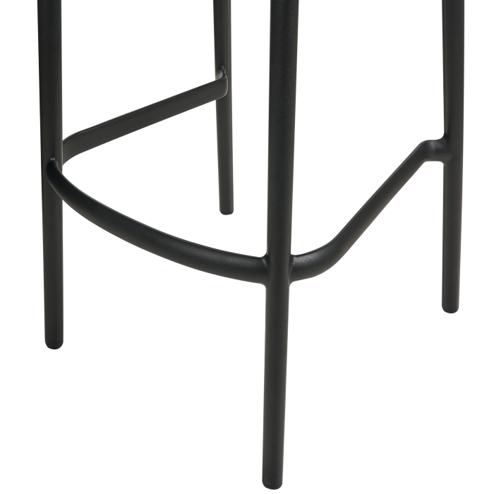 Set of 2 outdoor bar stools PORANO Black [9]