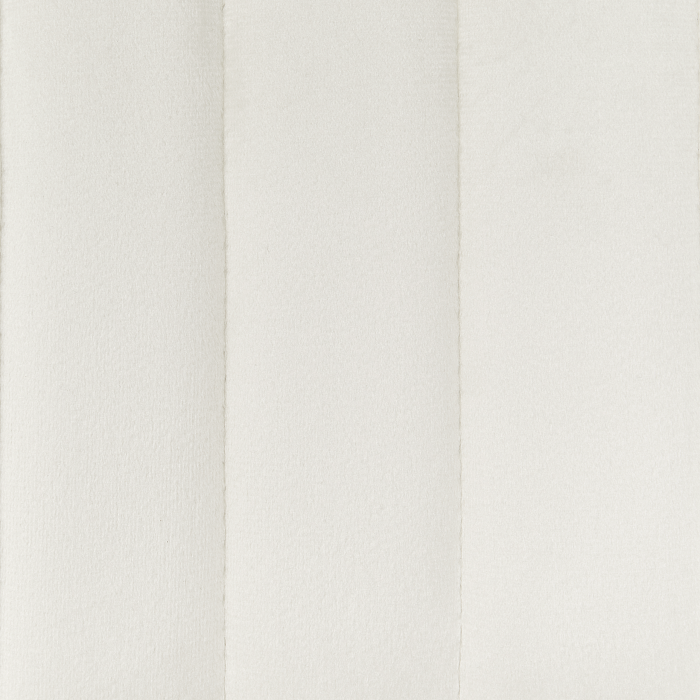 Set de 2 scaune de bar SANILAC Catifea Alb [9]