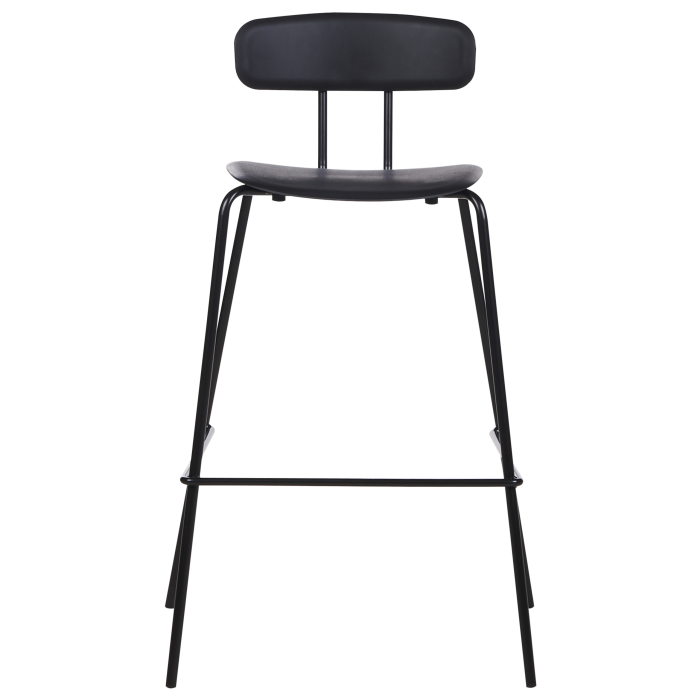 Set of 2 SIBLEY Bar Stools Black [5]