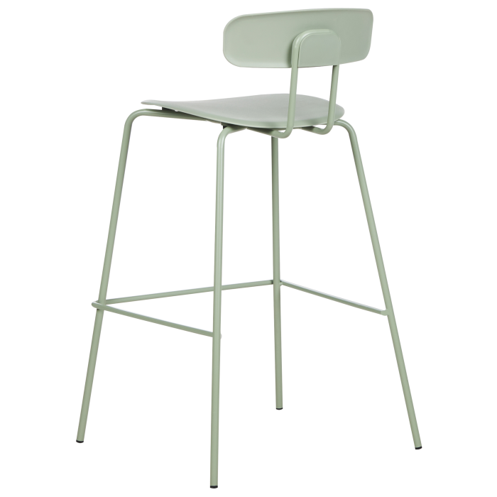 Set of 2 bar stools SIBLEY Light Green [6]