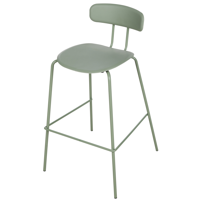 Set of 2 bar stools SIBLEY Light Green [7]