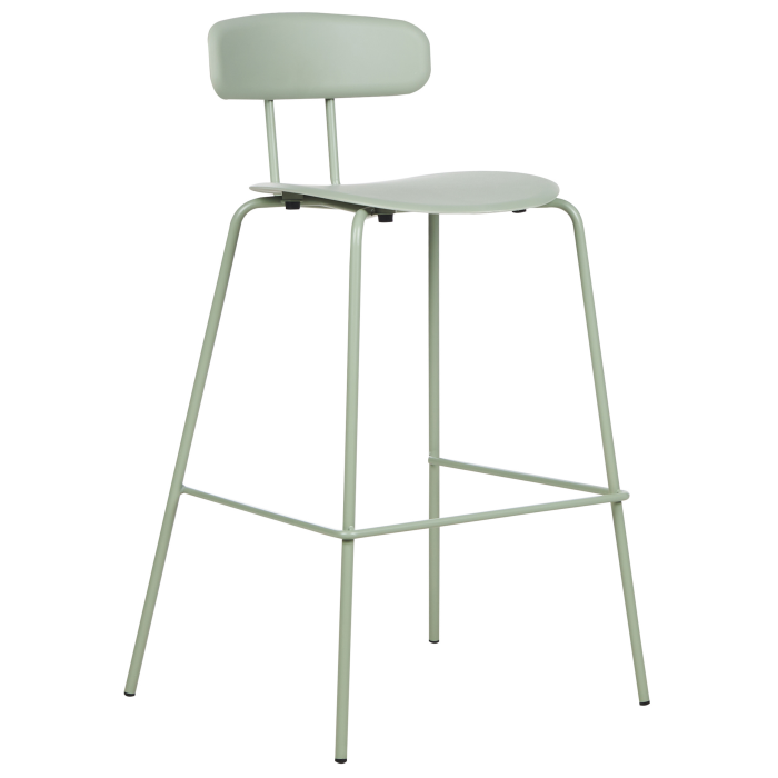 Set of 2 bar stools SIBLEY Light Green [4]