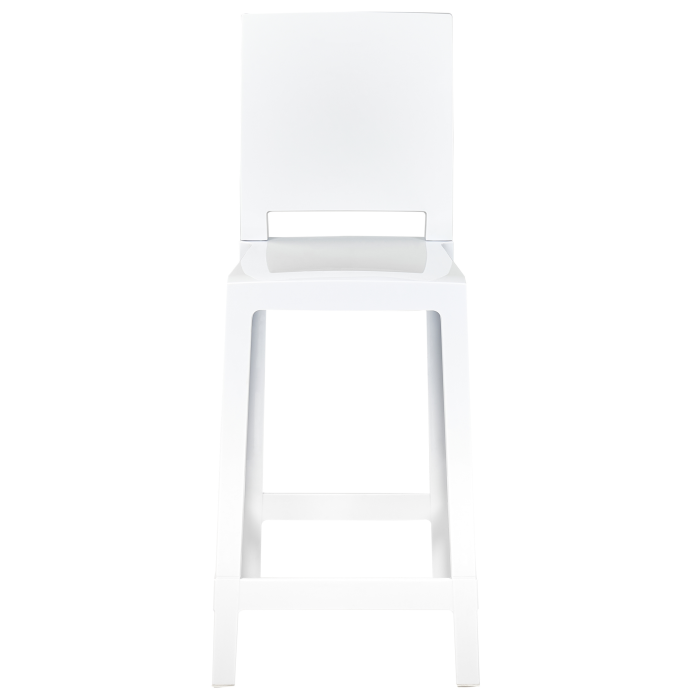 Set de 2 scaune de bar WELLINGTON Alb [5]