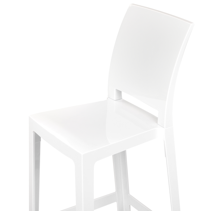 Set de 2 scaune de bar WELLINGTON Alb [7]