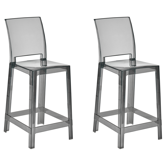 Set of 2 bar chairs WELLINGTON Black [2]