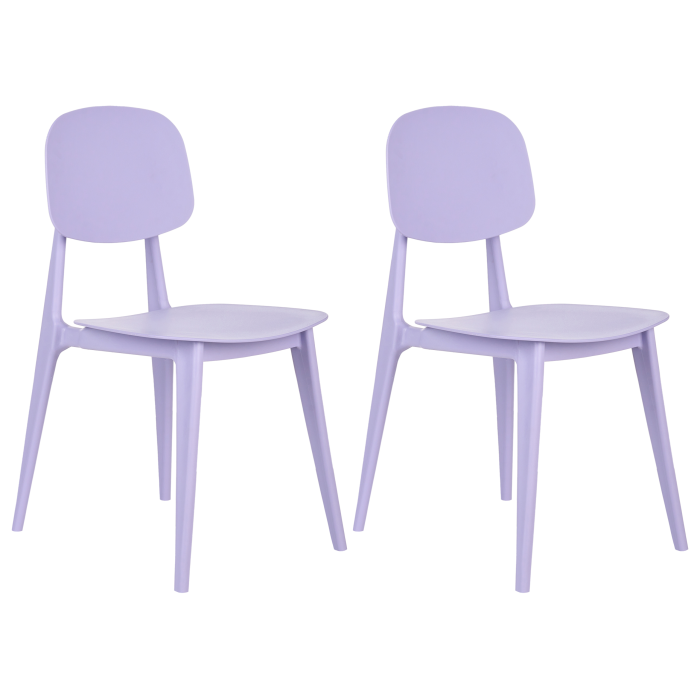 Set of 2 garden chairs KATTAVIA Purple [2]