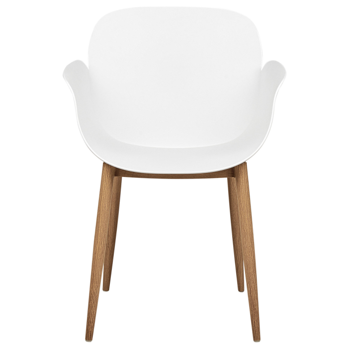 Set of 2 dining chairs ABILENE White [5]