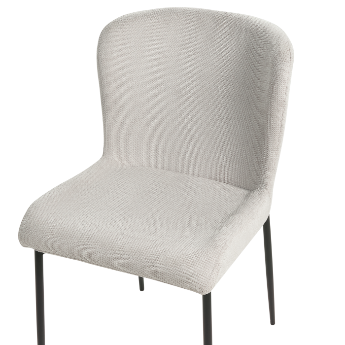 Set de 2 scaune dining ADA Gri deschis [7]