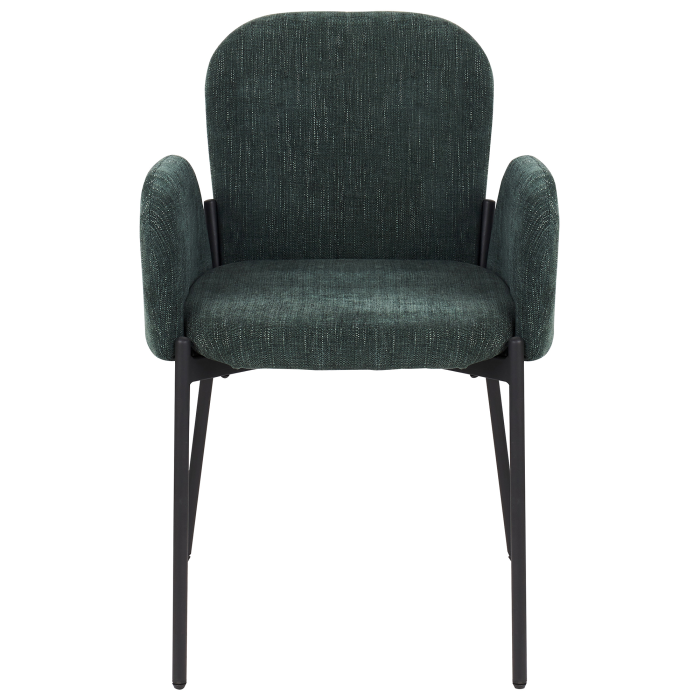 Set de 2 scaune dining ALBEE Verde închis [5]