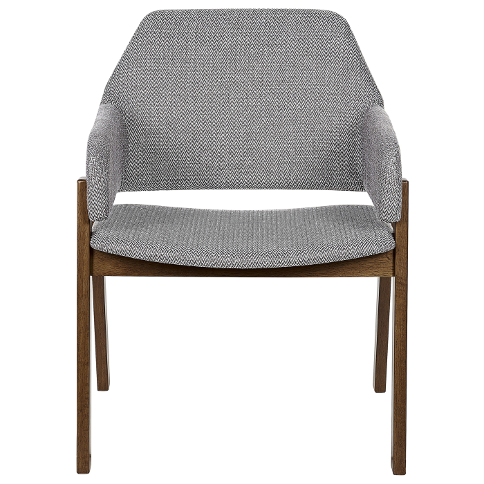 Set of 2 dining chairs ALBION Grey [5]