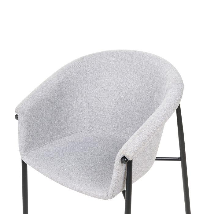 Set of 2 Dining Chairs AMES Light Grey [7]