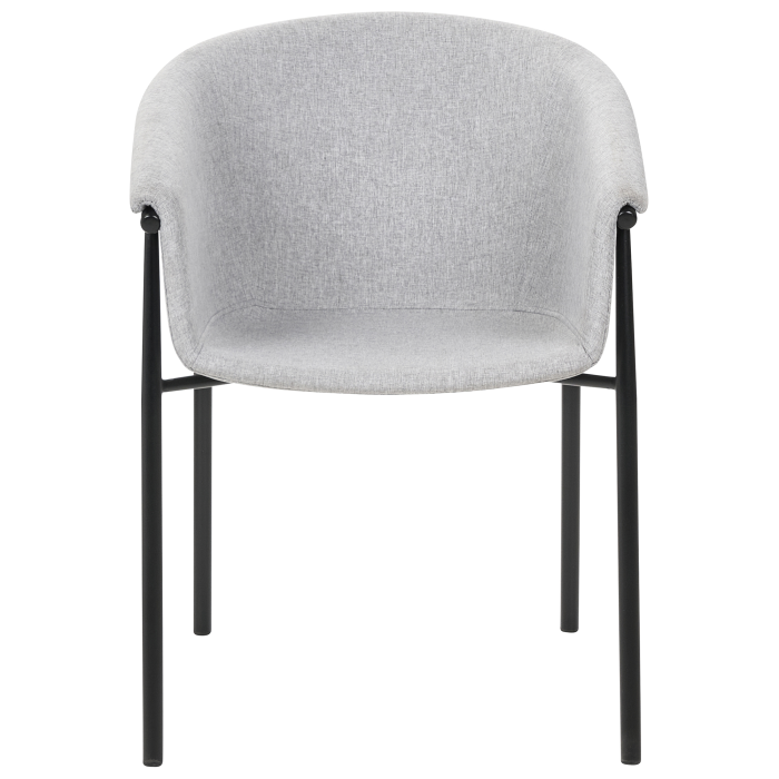 Set of 2 Dining Chairs AMES Light Grey [5]