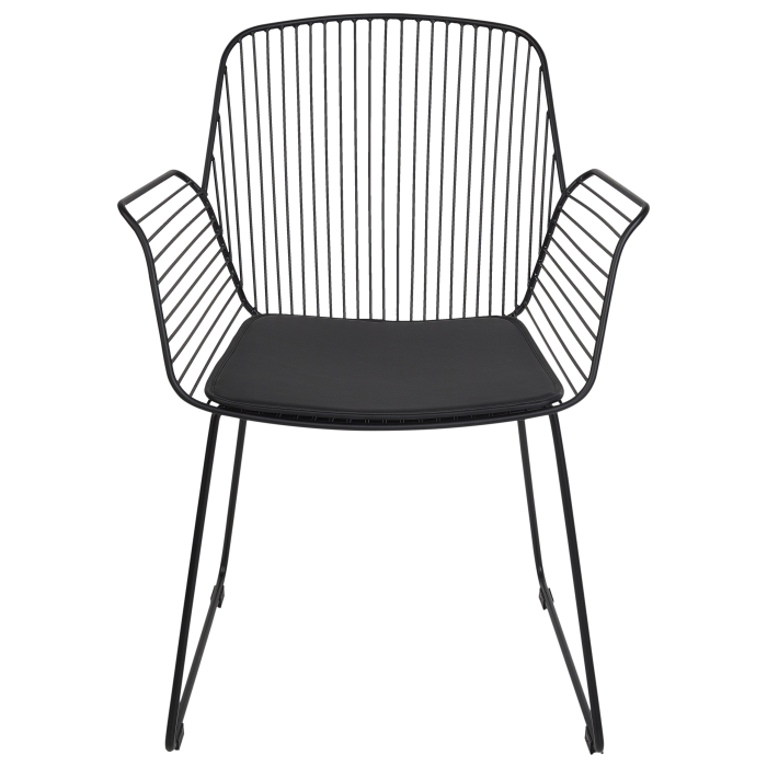 Set de 2 scaune dining APPLETON Metal Negru [5]