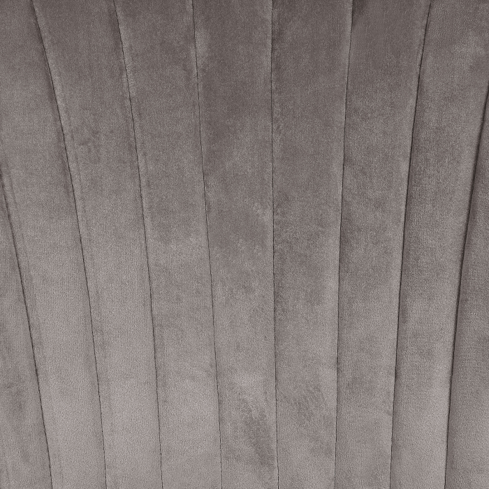 Set of 2 AUGUSTA Dining Stools Velvet Grey [9]