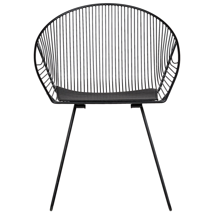 Set de 2 scaune dining AURORA Metal Negru [5]