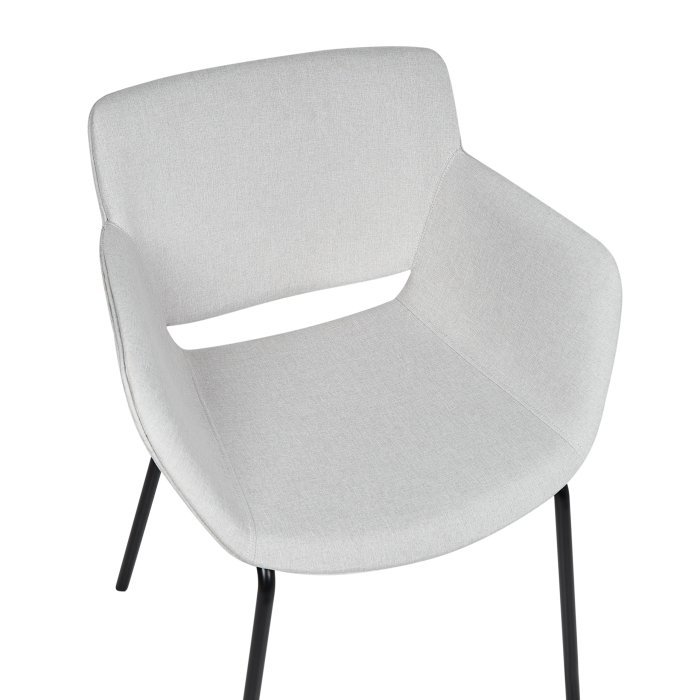 Set de 2 scaune dining AXTEL Gri deschis [7]