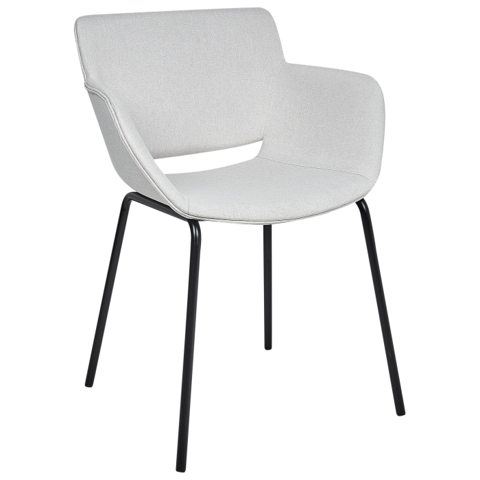 Set de 2 scaune dining AXTEL Gri deschis [6]