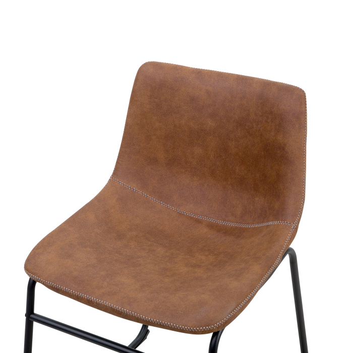 Set de 2 scaune dining BATAVIA Maro auriu [8]