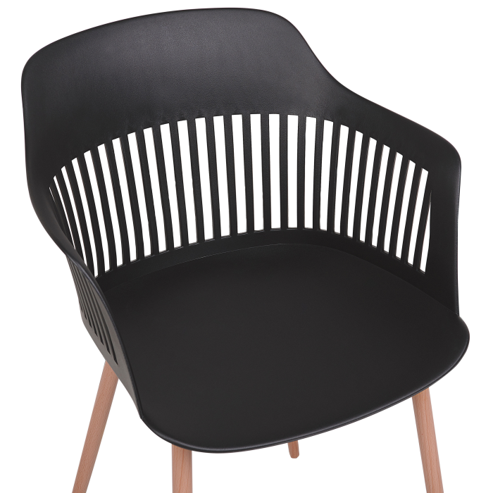 Set of 2 dining chairs BERECA Black [7]