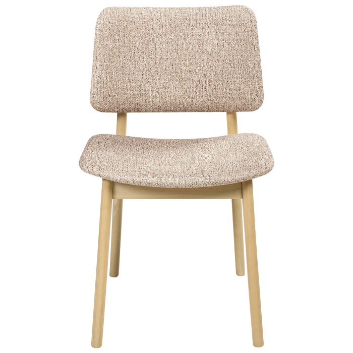 Set de 2 scaune dining BLANE Boucle Maro deschis/Taupe [6]