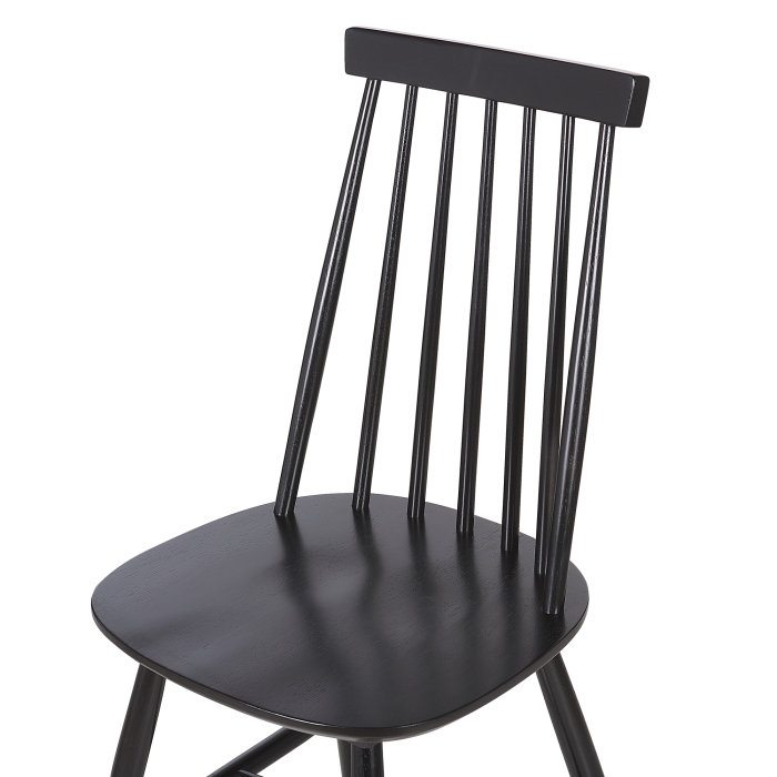 Set de 2 scaune dining BURBANK Lemn Negru [7]